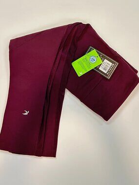 NWT Glyder Dynamic Crop High Rise Leggings Size S Burgundy Wine Yoga